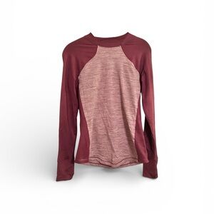 Under Armour Womens Reactor Long Sleeve Burgundy Small